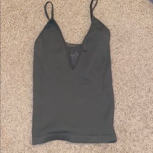 Free People Mesh V-neck Cami